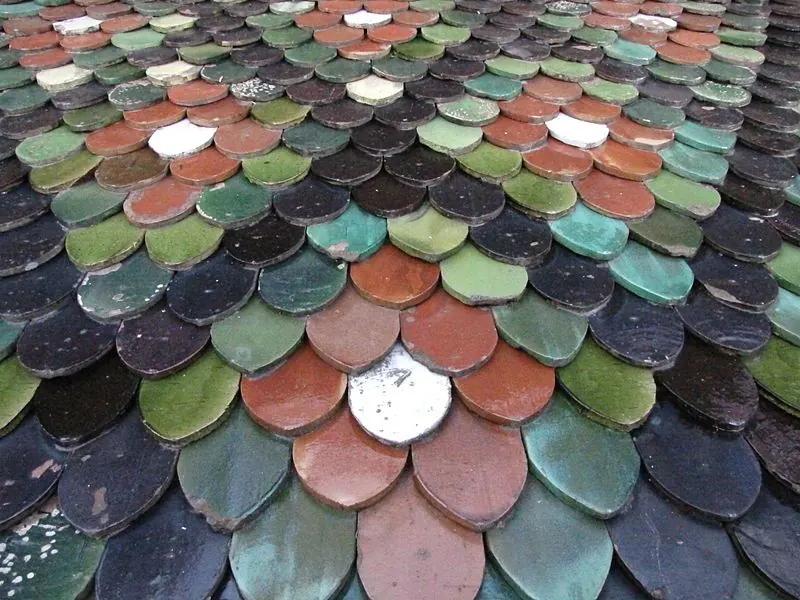 Tuile béton colorée (unité)